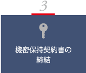 3.機密保持契約書の締結